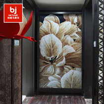 Modern crystal mirror mosaic puzzle parquet cut painting porch living room aisle bathroom background wall tiles