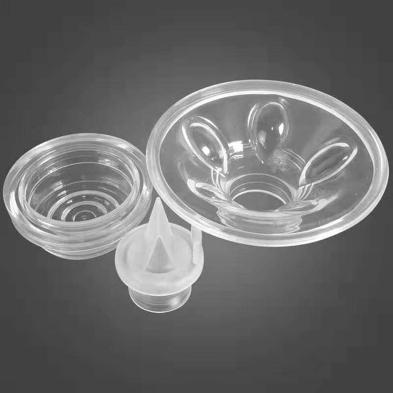 Magnesium Qi intelligent electric breast pump newly upgraded wide-caliber feeding bottle accessories duckbill valve silicone cylinder bell mouth silicon