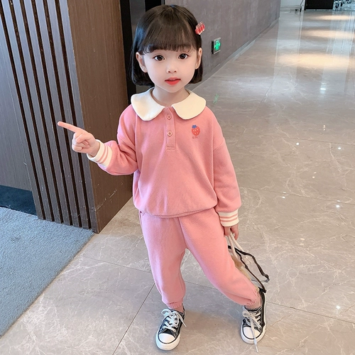 Кукла, мультяшный осенний комплект, толстовка подходит для мужчин и женщин для девочек, спортивный костюм, кукольный воротник, новая коллекция