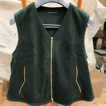 Autumn and winter warm fleece womens velvet vest vest