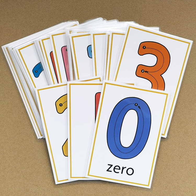 NumbersEnglish digital card digital sketching pen ciscan repeatedly wipe out kindergarten English teacher teaching aids