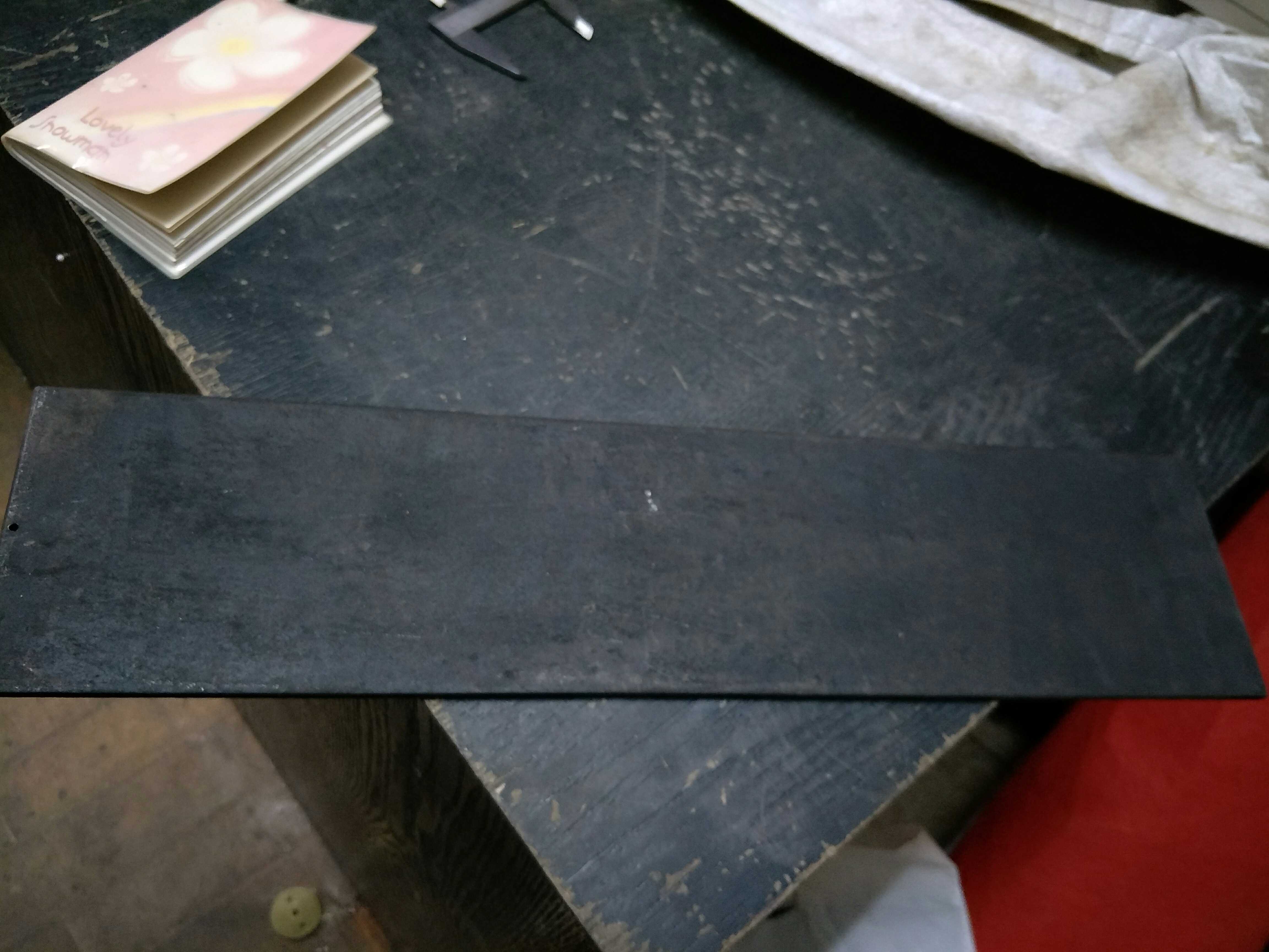 Thickness 6 5 mm O1 steel (9CrWmn) heat treatment hardness 59-60    
