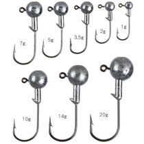 Lead head hook strengthens blood groove hook Dezhou root fishing Road sub hook Soft Bait false worm anti-hanging bottom bass Mandarin fish mouth fish hook
