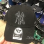 [Baymax GX] Mũ lưỡi trai MLB Yankees NY mũ bóng chày nam và nữ điều chỉnh mẫu mũ đôi - Bóng chày 	mũ bóng chày aeroready	