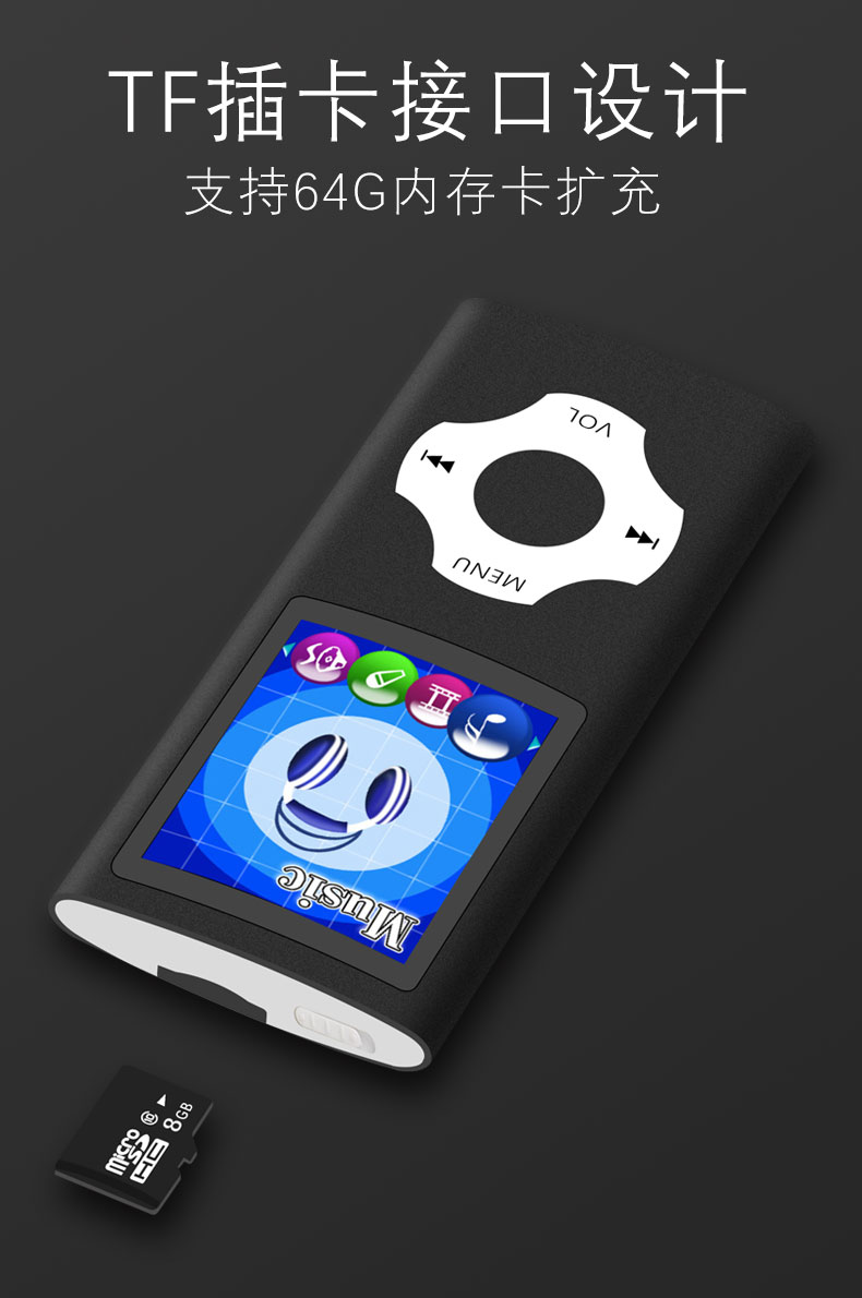 máy nghe nhạc samsung Mahdi thể thao MP3 MP4 máy nghe nhạc mini walkman thẻ sinh viên Sách điện tử MP3