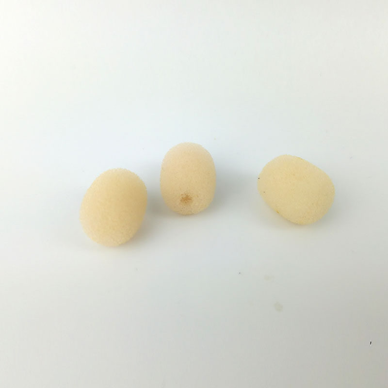Skin color wears microphone wind - proof cotton meat - colored heads microphone sponge cover with microphone anti - mouth sponge