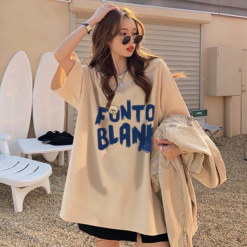 Plus-Size Retro Tops for Women, Loose and Versatile, 2026 Summer New Style T-Shirts, Large Size Oversize Short-Sleeve T-Shirts ins