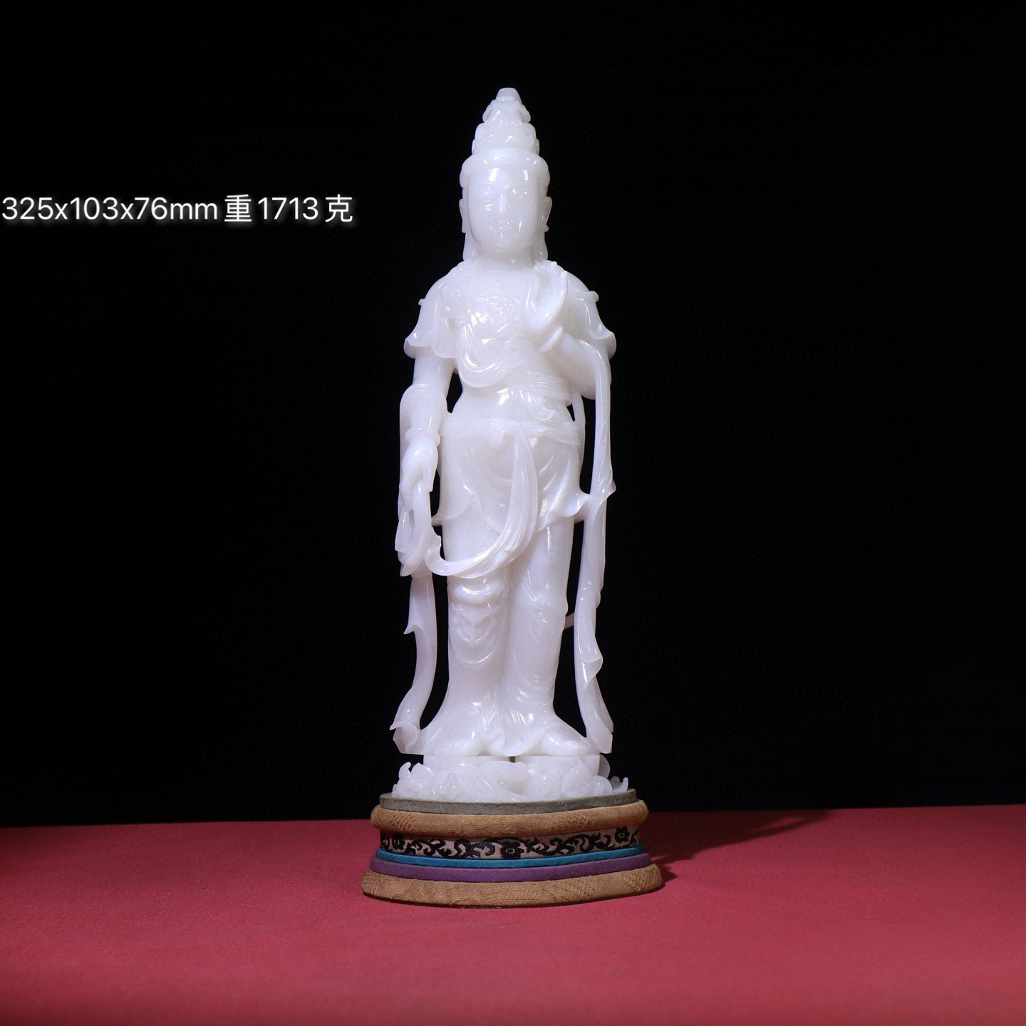 明清古玉老和田玉观音摆件｜一眼万年，藏在客厅里的文化传承-笔搁-淘宝