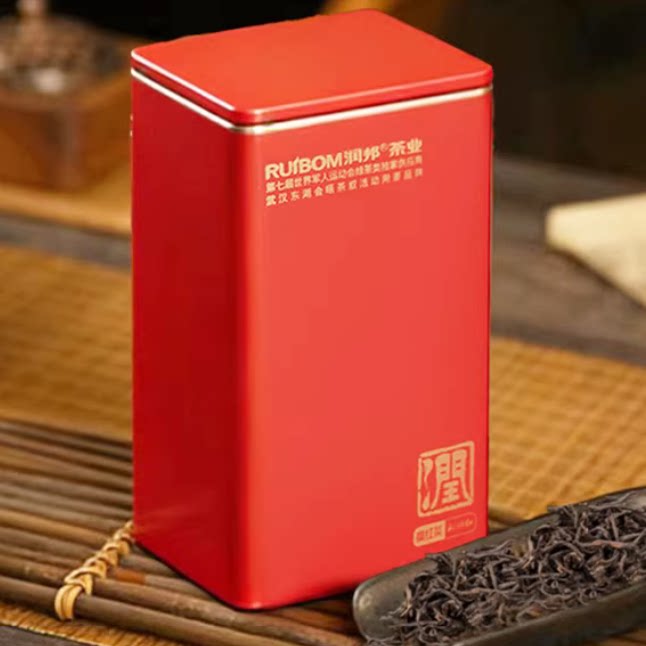 润邦茶业利川红罐装口粮红茶自己喝高山恩施硒茶75g罐装