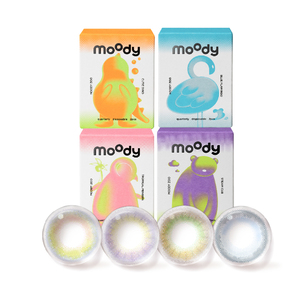 moody新款美瞳灵感动物园季抛女小直径混血隐形眼镜2片非日抛年抛