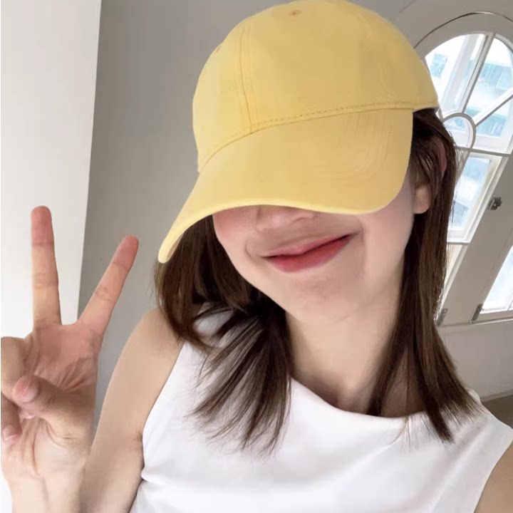 大头围帽子韩系简约鸭舌帽女款2026新款