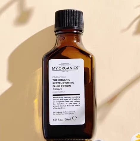 myorganics改善毛躁发油30ml