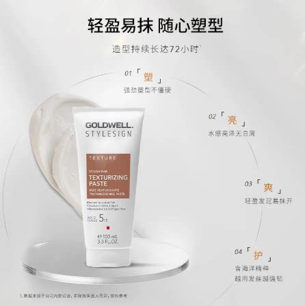 德国GOLDWELL歌薇哑光质感发泥男士女士造型头发自然立体定型蓬松 歌薇实拍商品图