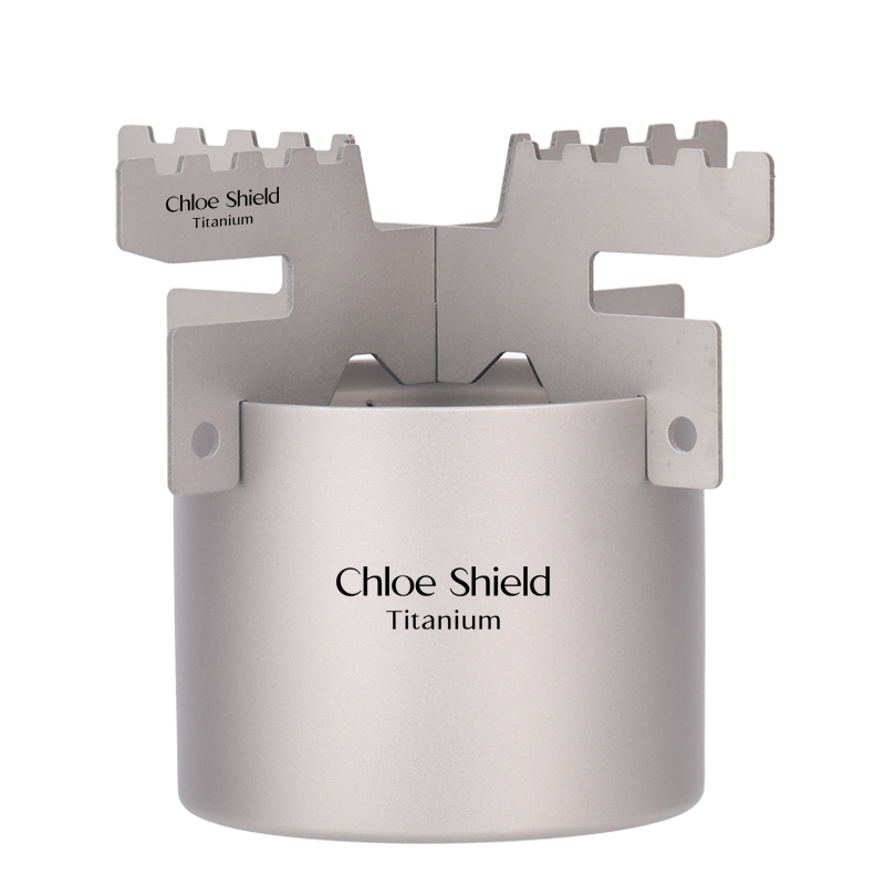 Koushield Pure Titanium Liquid Alcohol Oven Cooking Tea OUTDOOR PORTABLE SMALL HOT POT SINGLE PICNIC PORTABLE SELF DRIVING PLEASURE STOVE