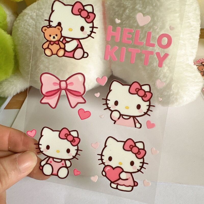 Cute Crystal Cartoon Transfer Pink Kitty Sticker Waterproof Ktdiy Mobile Phone Tablet Decoration Water Cup Cute Crystal Cartoon Transfer Pink Kitty Sticker Waterproof Ktdiy Mobile Phone Tablet Decoration Water Cup