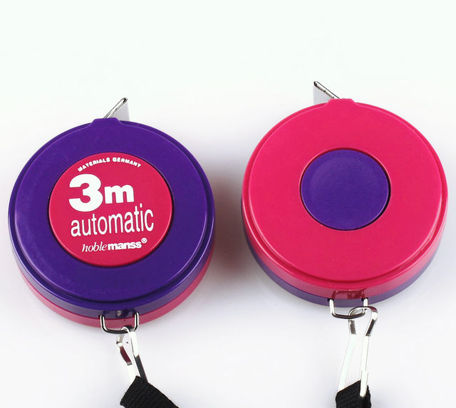 3-meter automatic clamping tape measure, clothes ruler, leather ruler, soft tape measure, clothes waist, bust, measurements ruler