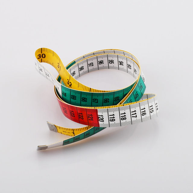 Colorful button ruler, leather ruler, soft ruler, tailor's ruler, clothes ruler, measuring waist, chest and waist