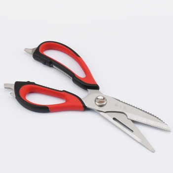 Household Scissors Zhang Xiaoquan Kitchen Stainless Steel Heavy-Duty Scissors Multi-Functional Fish Scale Remover and Peeler, Powerful Chicken Bone Scissors