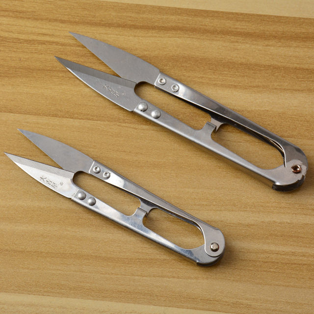 Dajixing All-Stainless Steel Small and Large Cross-Stitch Scissors for Sewing and Cutting Clothing Threads,