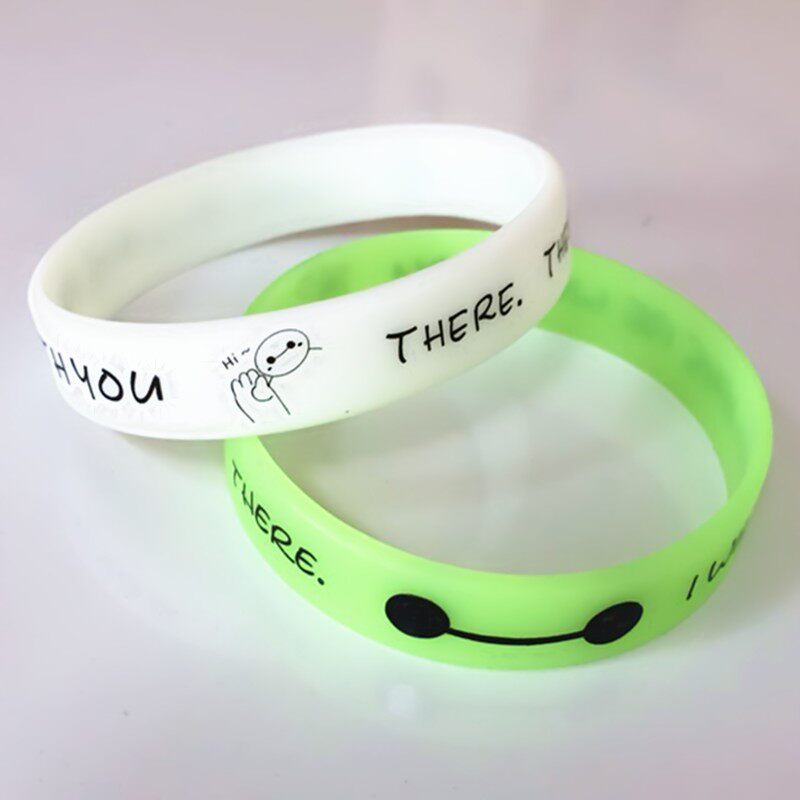 Luminous fluorescent ring number luminous student wrist trend card lovers hand ring handmade sports personality bright wrists