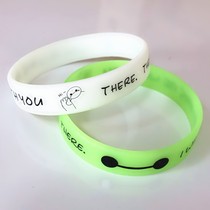Luminous fluorescent ring number luminous student wrist trend brand couple bracelet bracelet sports personality bright wrist strap