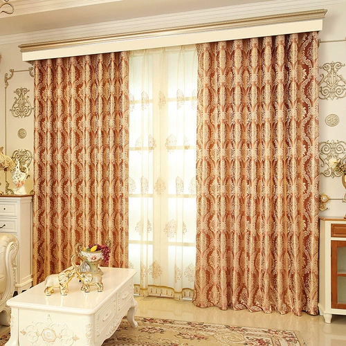 Golden Simplin Simple European Living Room спальня балкон балкон балкон лысый занавес