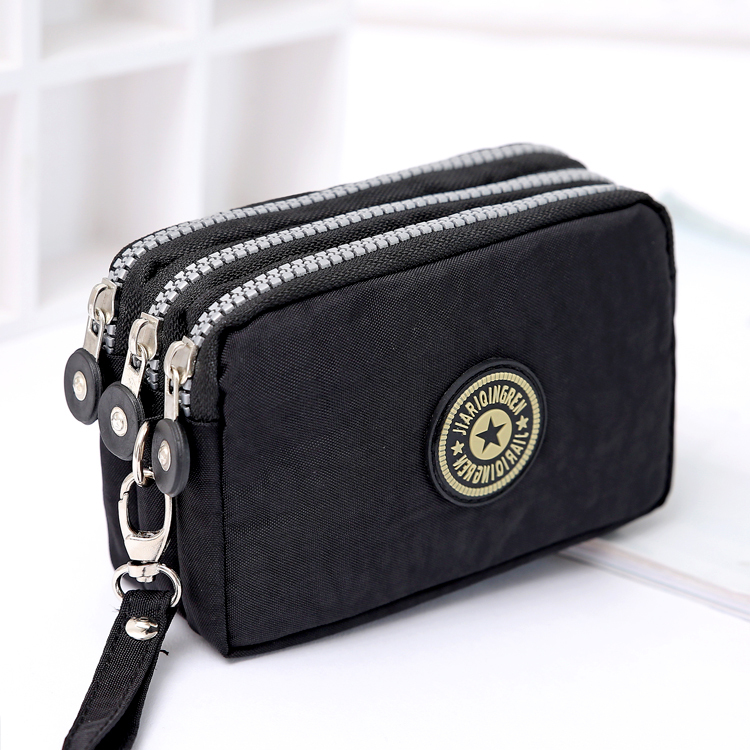 2026 New Style Washed Denim Three-Button Mobile Phone Coin Purse Women's Bag-In-Bag Key Storage Mini Coin Pouch 2026 New Style Washed Denim Three-Button Mobile Phone Coin Purse Women's Bag-In-Bag Key Storage Mini Coin Pouch