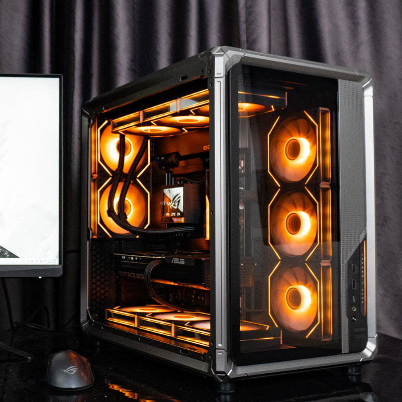 【苏州补贴】乔思伯X400锐龙R9 9800X3D海景房华硕全家桶5060/5070电脑主机插图3