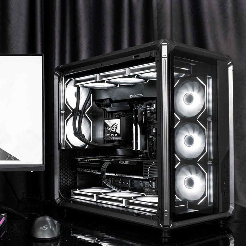 Qiaosibo X400 Intel U7/U9 Sea View Room Asus Full Set 285K/5070Ti Computer Host