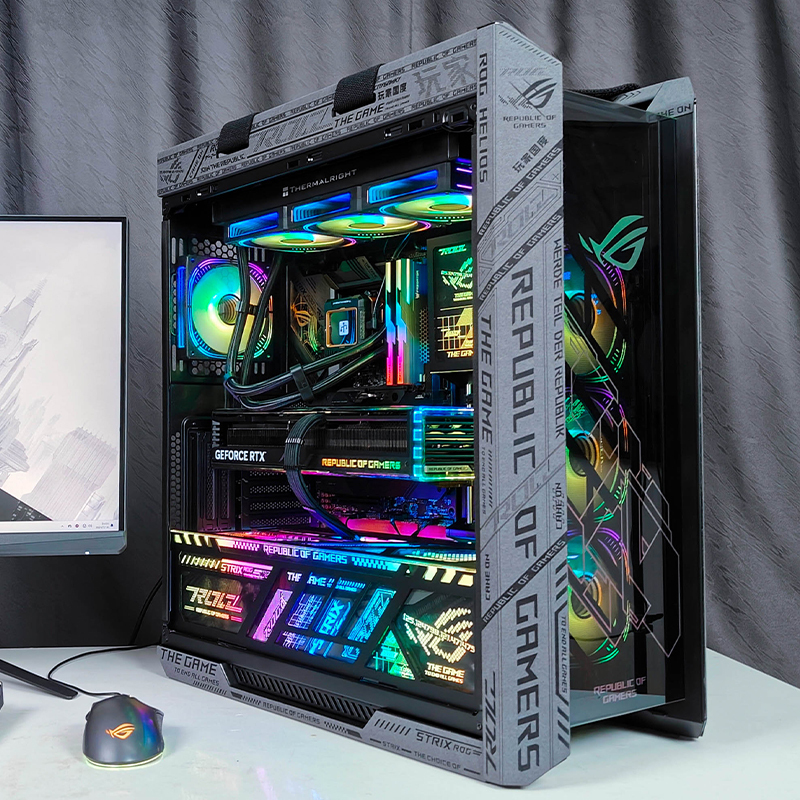 Asus Rog Sun God Full Set Desktop Pc I9/5080/5090D Graphics Card Water Cooling DIY Assembled Computer