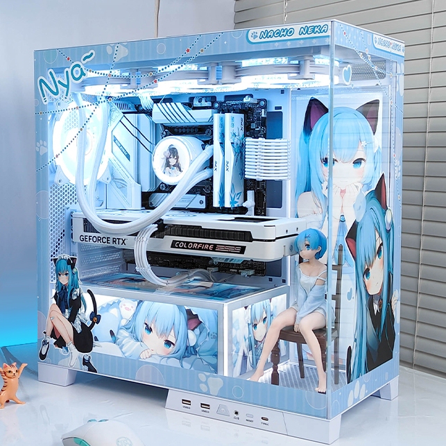 Asus White Sea View Room Family Bundle 5060 Gaming Water-Cooled Desktop Computer 5070 Graphics Card Host New Realm