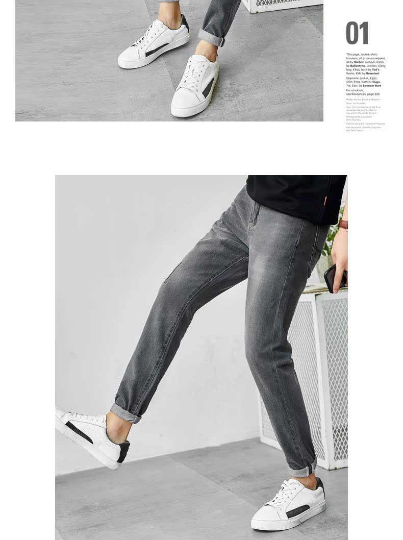 Sản phẩm quần áo Tiancheng 2019 xuân mới quần denim nam xu hướng phiên bản Hàn Quốc của quần yếm nam thanh lịch quần áo nam hàng hiệu	