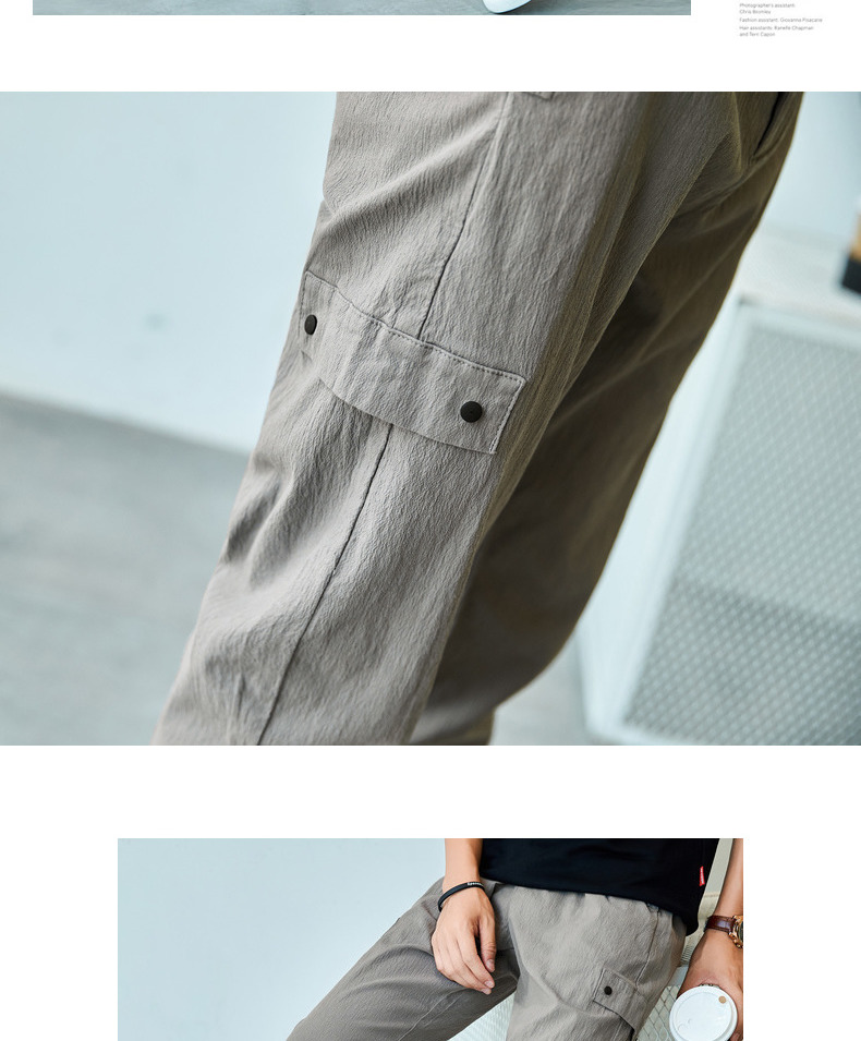 Quần áo Tiancheng 2019 xuân mới quần tây nam giản dị xu hướng thể thao Hàn Quốc quần chân nhỏ quần kaki nam