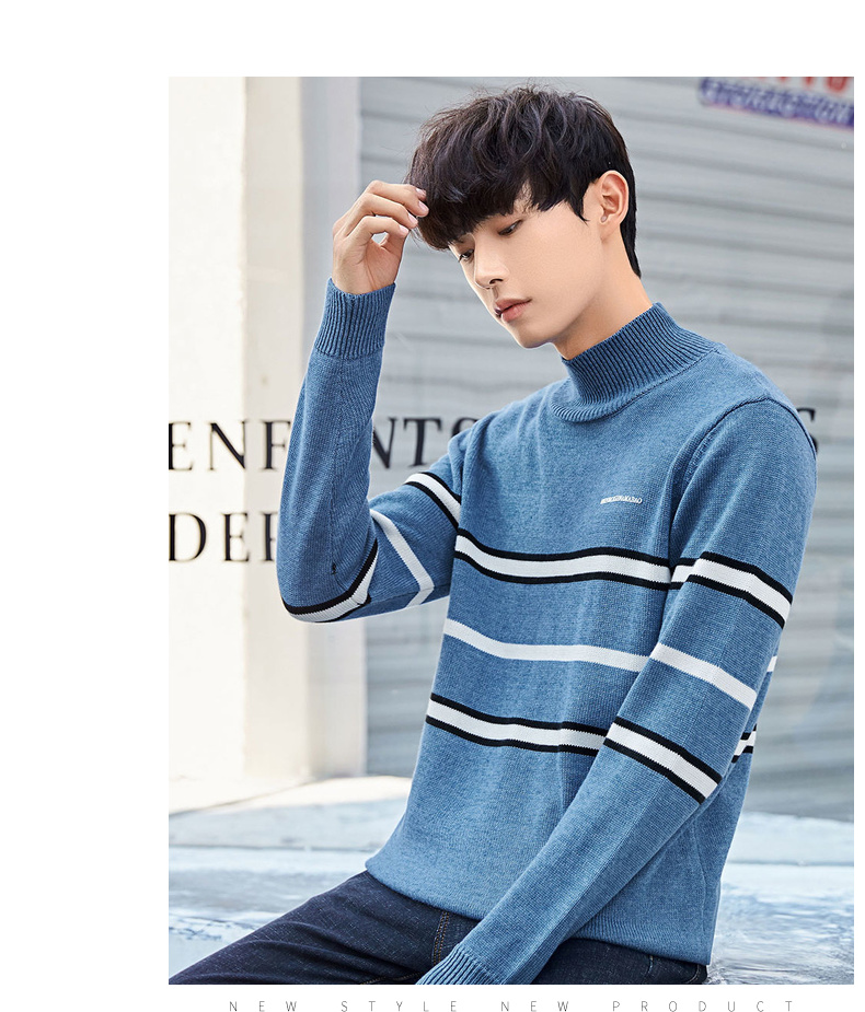 Quần áo Tiancheng 2018 mùa thu mới cho nam xu hướng áo len phiên bản Hàn Quốc của set đồ sinh viên thời trang trẻ trung thời trang nam