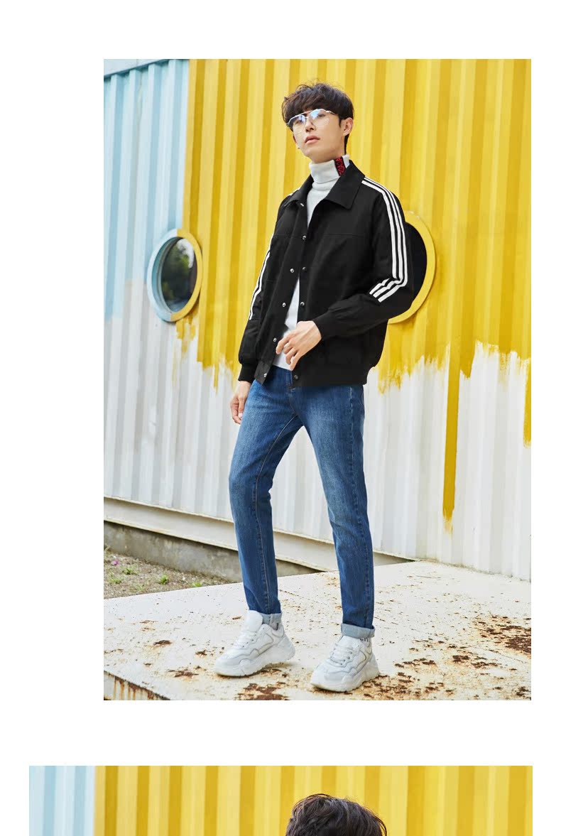 Sản phẩm quần áo Tiancheng 2018 mùa đông mới dành cho nam xu hướng quần áo cotton phiên bản Hàn Quốc đẹp trai trẻ trung áo khoác cotton ngắn áo khoác nam trung niên