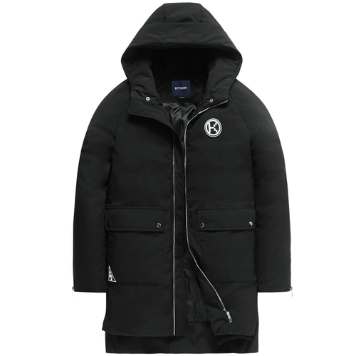 Демисезонная трендовая длинная толстовка с капюшоном, утепленная куртка, 2020, в корейском стиле, средней длины