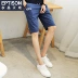 Quần áo Tiancheng 2019 hè mới quần nam giản dị thư thêu thủy triều thanh niên quần âu quần jean nam đẹp Quần short