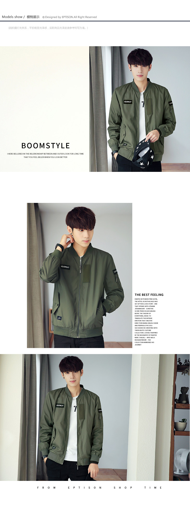Blouson homme EPTISON     manches longues - Ref 3116195 Image 11