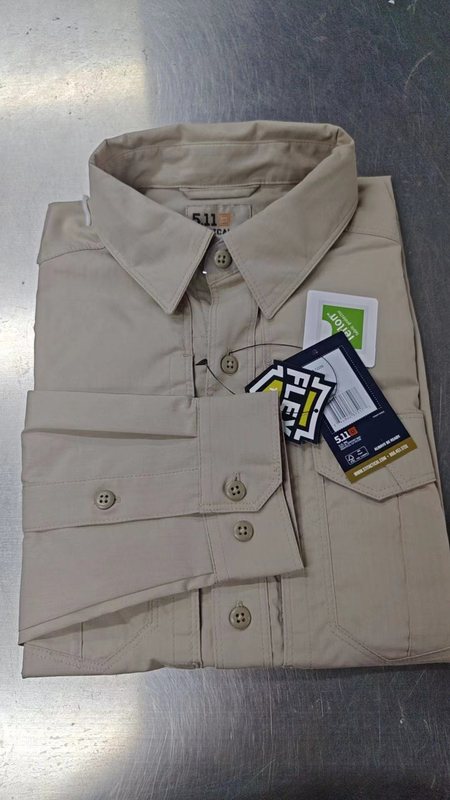 5.11 72399 Striker Long-Sleeve Tactical Shirt, Slightly Elastic, Water-Repellent, Scratch-Resistant, Breathable for Spring and Autumn, European Size Runs Large