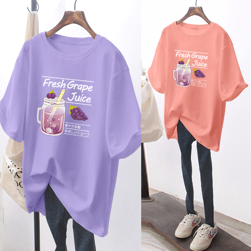 Summer 2026 New Mid-Length Short-Sleeved T-Shirt for Women, Dopamine Style, Korean Version, Loose Half-Sleeve Top