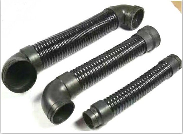 Screw-lever air compressor intake hose 80 x 80 x 500 Both straight