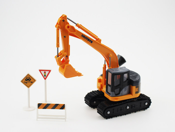 Lili Engineering Vehicle Small Mini Crawler Long Arm Excavator Excavator Digging Sand Digging Children's Simulation Car - Taobao