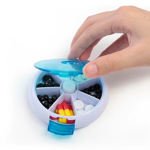 Круглая домашняя портативная очаровательная пластиковая пластиковая коробка принимает ящик для бухты для удобной многопрофильной упаковки