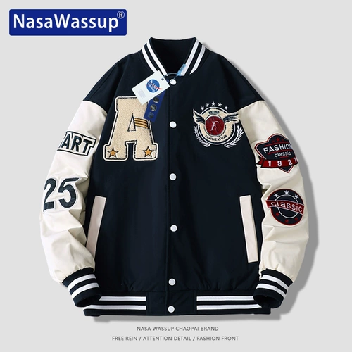 Бейсбольная демисезонная форма, брендовая трендовая куртка, оверсайз, в корейском стиле, в американском стиле