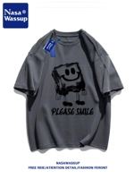 Хлопковая трендовая приятная телу летняя футболка с коротким рукавом для влюбленных