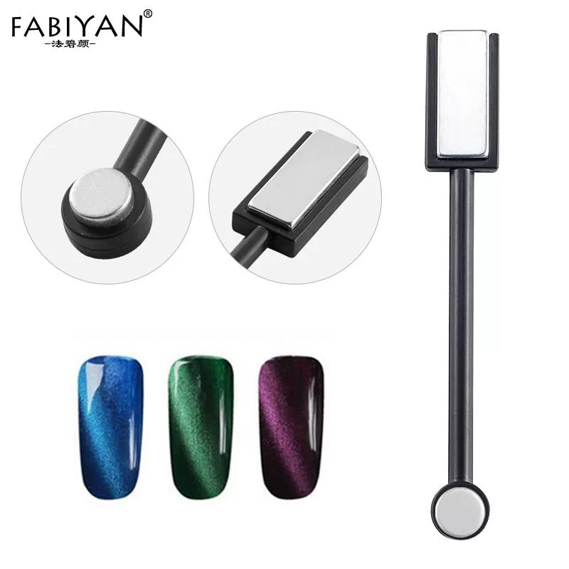 Fa Biyan Nail Cat Eye Double-Head Strong Pattern Cat Eye Magnet Magnet Cat Eye Nail Ba Lan Công cụ đặc biệt - Công cụ Nail