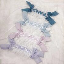 Japanese soft girl Lolita Lolita dress lace headdress sweet and wild kc hair band hair accessories lo Niang daily style