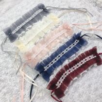 Korean mushroom cool~Undead girl with the same original Lolita hairband lace hairpin daily wild kc headdress hairband