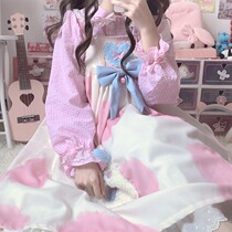 Japanese Softsister Lolita Inner Doll Lead Student Long Sleeve Shirt Woman Winter