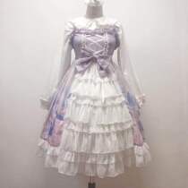 Korean mushroom cool{spot}~Original design Sky City Lolita Lolita dress jsk suspender dress female